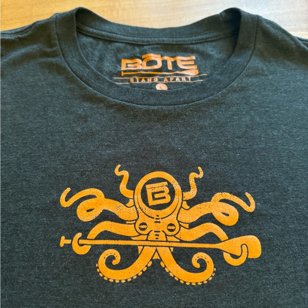 Men’s Charcoal/ Black BOTE Paddle Board T Shirt - Large